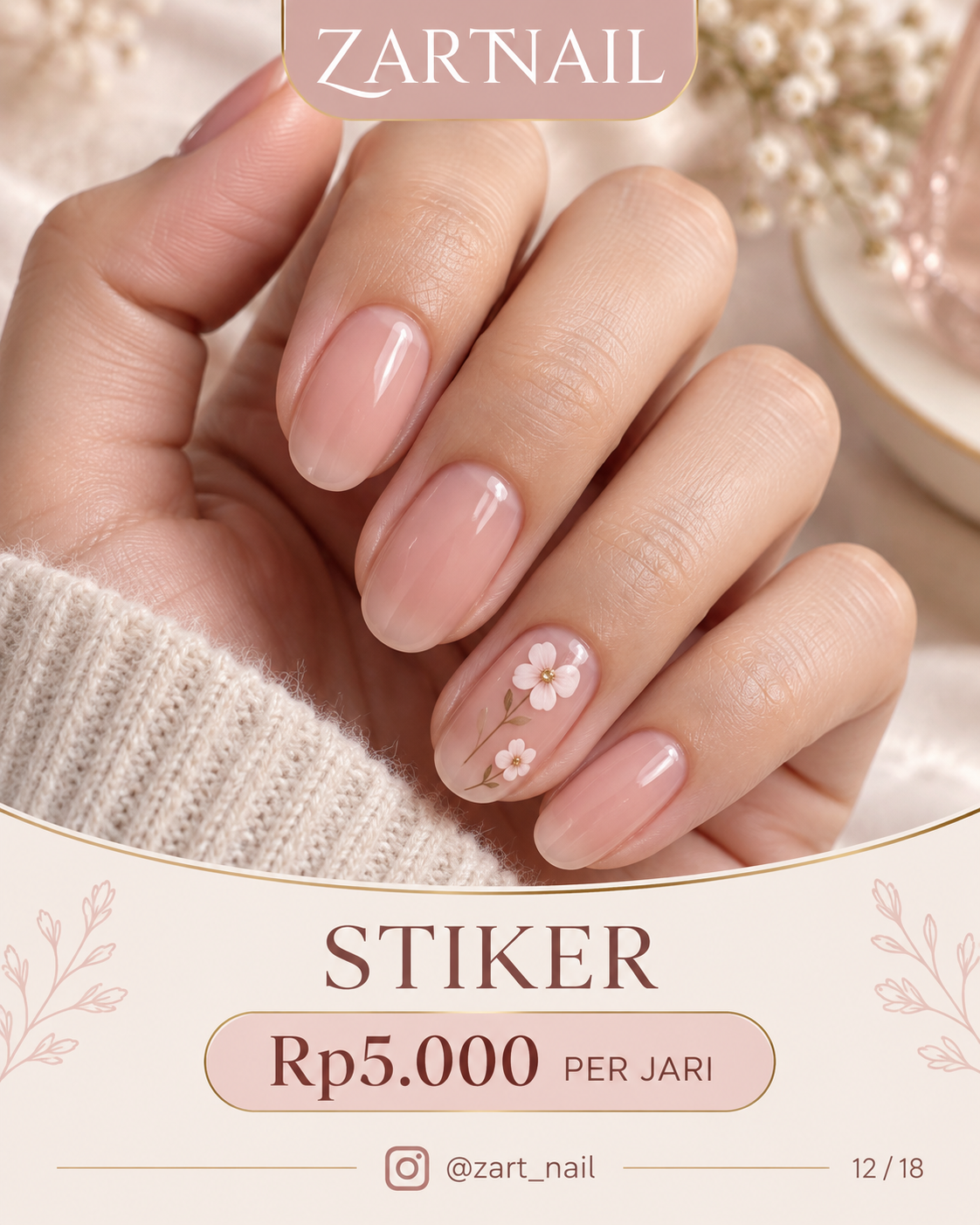 Hasil nail art