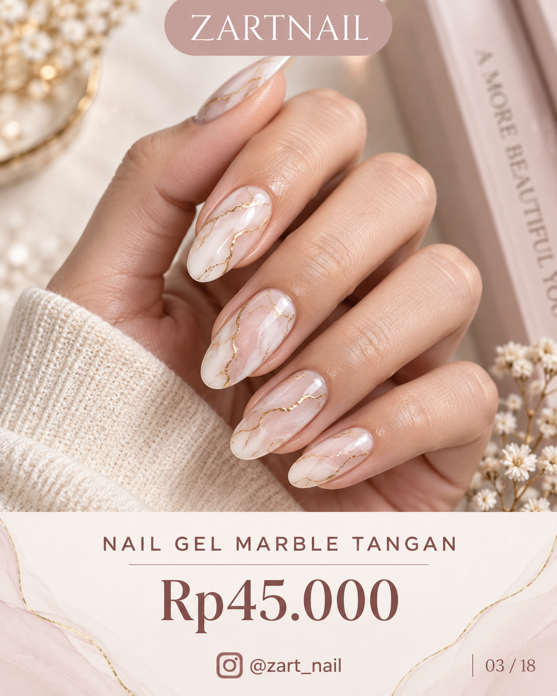 Hasil nail art
